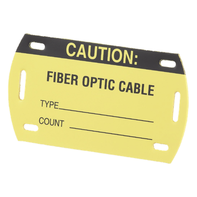 PANDUIT PST-FO - Kit de Etiquetas Autolaminadas para Fibra Óptica / 90.42 x 52.32 mm / 3.56 x 2.06 pulg / Negro con Amarillo / | SIERRA STORE