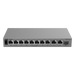 Switch Layer 2 Smart Cloud-Managed / 11 Puertos Gigabit / 8 Puertos PoE+ 70 W / 1 Puerto SFP Uplink / Protección 6 kV / Fanless | SIERRA STORE