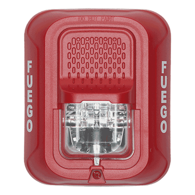 Lámpara Estroboscópica para Montaje en Pared, Color Rojo, Nivel de Candelas Seleccionable, Nuevo Diseño Moderno y Elegante y Menor | SIERRA STORE