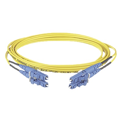 PANDUIT F92ERLNLNSNM030 - Jumper de Fibra Óptica / Monomodo OS2 9/125 / LC-LC Dúplex / OFNR Riser / 30 m (98.43 pies) / Amarillo | SIERRA STORE