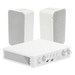 HIKVISION DS-QAE-KIT-0420G - Kit Amplificador 100V / 2 Canales 30W / Bluetooth / USB / RCA / 2 Altavoces Pared 20W / IP66 | SIERRA STORE