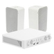 HIKVISION DS-QAE-KIT-0420G - Kit Amplificador 100V / 2 Canales 30W / Bluetooth / USB / RCA / 2 Altavoces Pared 20W / IP66 | SIERRA STORE