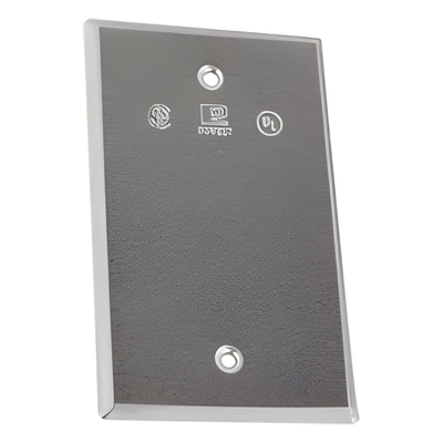 Tapa ciega de aluminio / Espesor 1.02 mm / 2 diámetros 3 mm (0.11') / Peso 0.024 kg / Uso interior y exterior | SIERRA STORE
