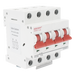 Protector Termomagnético DC / 4 Polos / 16 A / 1000 Vcc / Curva C / 6 kA / Montaje Riel DIN | SIERRA STORE