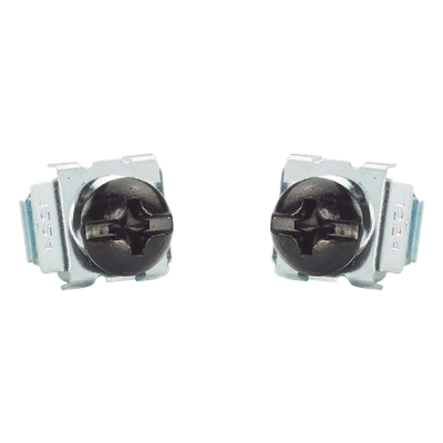 PANDUIT CNWSM6-C - Kit de Tornillos y Tuercas Enjauladas / M6 / 100 Unidades / Rieles Orificio Cuadrado / 0.75' (19.05 mm) Longitud | SIERRA STORE