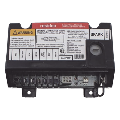 Módulo de Encendido Intermitente / Piloto de Gas Natural o LP / Detección Varilla Simple o Doble / 24 VCA 60 Hz / Cierre 100% Gas / | SIERRA STORE