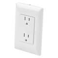 Contacto Inteligente de Pared / Supresión de Picos Tipo A / 120 VAC / 15A / Doble / Empotrable 12 x 8 x 0.5 cm (4.7 x 3.1 x 0.2 in) | SIERRA STORE