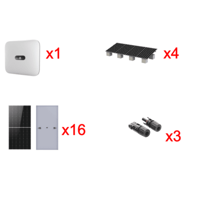 Kit Solar Interconexion  / 10kW  220Vca / Inversor HUAWEI / Montaje Incluido - HUAWEI FUSIONSOLAR