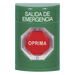 Botón de Salida de Emergencia / Texto en Español / Acción Mantenida / LED de Iluminación / Cubierta Transparente / UL cUL ADA | SIERRA STORE
