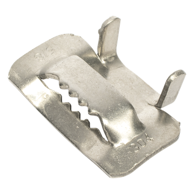 LINKEDPRO BY EPCOM LP-SSBT-58 - Hebilla de Acero Inoxidable / Tipo T / 5/8" / 100 Piezas / Compatible ADSS y Mini-ADSS | SIERRA STORE