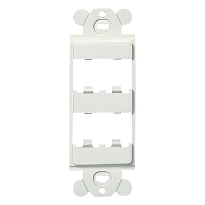 PANDUIT CFG4WH - Marco de Módulo Dúplex / 4 Espacios Mini-Com / GFCI Estándar / Color Blanco / RoHS | SIERRA STORE