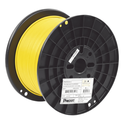PANDUIT PUR6AV04YL-G - Bobina de Cable UTP / Cat6A / 23 AWG / CMR Riser / 305 m (1000 pies) / Vari-MaTriX / Amarillo | SIERRA STORE