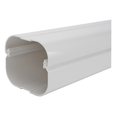 Kit de Canaletas para Aire Acondicionado / 11 Piezas / PVC Rígido / Interior y Exterior / 1 m (3.28 ft) de Longitud / -20°C a 75°C | SIERRA STORE