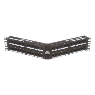 PANDUIT DPA48688TGY - Panel de Parcheo / Cat 6 / 48 Puertos / 2UR / Angulado / 110 IDC / PoE 100W | SIERRA STORE