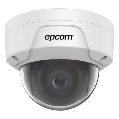 EPCOM XD41H - Cámara Domo IP / 4 Megapixel / Lente 2.8 mm / IR 30 m (98.4 ft) / WDR 120 dB / IP67 / IK10 / PoE | SIERRA STORE