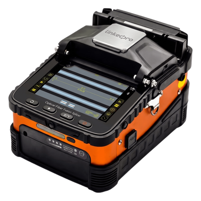 LINKEDPRO BY EPCOM LP-FS-PRO-500 - Fusionadora de Fibra Óptica / 6 Motores / Alineación por Núcleo / Empalme 8 seg / Pantalla 5 | SIERRA STORE