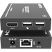 Extensor HDMI con KVM | Sobre IP | Transmisión hasta 150m | Cat5e/6 | HDCP 1.4 | 1080p | Control IR | Compatible con Switch 1G | SIERRA STORE