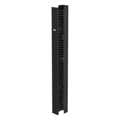 Gestor Vertical de Cableado / 45U / 6.00' Ancho / Acero 14 Gauge / Montaje Universal 2 y 4 Postes / Negro RAL 9005 | SIERRA STORE