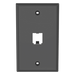 PANDUIT CFP1BL - Placa de Pared Vertical / 1 Puerto / Mini-Com / Diseño Plano / ABS / 2.75 x 4.5 in / Negro | SIERRA STORE