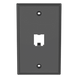 PANDUIT CFP1BL - Placa de Pared Vertical / 1 Puerto / Mini-Com / Diseño Plano / ABS / 2.75 x 4.5 in / Negro | SIERRA STORE