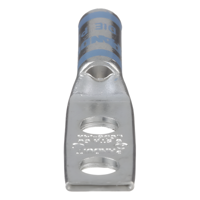 PANDUIT LCD6-14A-L - Terminal de Compresión Doble Ojillo / Calibre 6 AWG / Ángulo Recto / Espaciado 16 mm (0.63 in) / Tornillo | SIERRA STORE