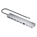 Dock Multipuerto USB-C / 11 en 1 / 8K@120Hz Single o Dual 4K@60Hz / PD 100W / USB 3.2 Gen 1 / Ethernet Gigabit / SD MicroSD / Aluminio | SIERRA STORE