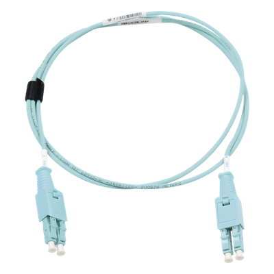 SIEMON FBP-LCLC5L-01AH - Jumper de Fibra Óptica BladePatch LC-LC Duplex, LS0H, Multimodo 50/125 OM3, OFNR, Color Aqua, 1 Metro | SIERRA STORE