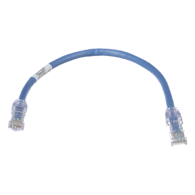 PANDUIT UTPSP1BUY - Cable de Parcheo UTP Cat6 / 24 AWG / CM / 0.3 m (1 ft) / Azul | SIERRA STORE