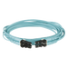 PANDUIT FX2ERLNLNSNM009 - Jumper de Fibra Óptica / OM3 50/125 / LC-LC Dúplex / OFNR / 9 m (29.53 ft) / Aqua | SIERRA STORE