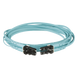 PANDUIT FX2ERLNLNSNM009 - Jumper de Fibra Óptica / OM3 50/125 / LC-LC Dúplex / OFNR / 9 m (29.53 ft) / Aqua | SIERRA STORE