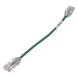 PANDUIT UTP28SP8INGR - Cable de Parcheo Cat6 UTP / 28AWG Diámetro Reducido / 3.8 mm / 20.2 cm (0.66 ft) / Verde / LSZH-CM | SIERRA STORE