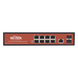 Switch Administrable PoE / 8 Puertos Gigabit / 2 SFP / 150W / 20Gbps / 6kV Protección Rayos / Fanless / -10 a 55°C / 0.71 x 0.46 x | SIERRA STORE