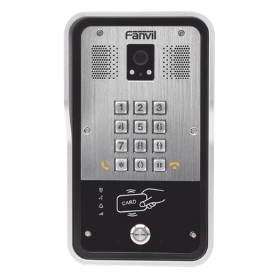 Video Portero SIP Con Cámara, 1 Relevador Integrado, Onvif y lector de tarjetas RFID para acceso | SIERRA STORE