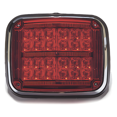 Luz de Advertencia LED / 8 x 6" (203 x 152 mm) / 24 LEDs / IP67 / 12-30 VCC / Patrones Múltiples / SAE-ECE | SIERRA STORE