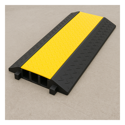 ACCESSPRO AC-903CV - Protector de Cable / 3 Canales 56x55 mm / Carga 6.1 Toneladas / 90 cm (2.95 ft) Largo / Hule y Plástico / | SIERRA STORE
