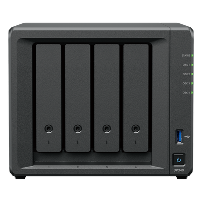 Dispositivo de Protección de Datos / 14.5 TB Capacidad de Respaldo / RAID 5 con 4 HDD de 8 TB / RAID 1 con 2 SSD de 400 GB / Puerto 10 | SIERRA STORE