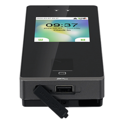 Terminal de Control de Acceso Biométrico / Pantalla 2.8 pulgadas / 3,000 Rostros / 6,000 Huellas / IP65 / Intercom SIP / ONVIF / | SIERRA STORE