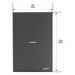 Placa con Interruptor de Escalera / 10 A / 127 V / 60 Hz / Policarbonato / Instalación Sobreponer | SIERRA STORE