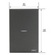 Placa con Interruptor de Escalera / 10 A / 127 V / 60 Hz / Policarbonato / Instalación Sobreponer | SIERRA STORE