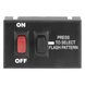 Switch Universal / 12 VCC / 15 A / 3.5'' x 2.15'' / Control de Patrones de Destello | SIERRA STORE