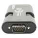 MINI Adaptador de VGA a HDMI /  Resolución 1920x1080 @ 60Hz / Jack de audio de 3.5mm / Soporta alimentacion  por Micro USB | SIERRA STORE