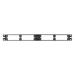 PANDUIT CFAPPBL1A - Patch Panel de Fibra Óptica, Para 4 Placas Acopladras FAP o FMP, Angulado, Color Negro, 1UR | SIERRA STORE