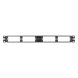 PANDUIT CFAPPBL1A - Patch Panel de Fibra Óptica, Para 4 Placas Acopladras FAP o FMP, Angulado, Color Negro, 1UR | SIERRA STORE