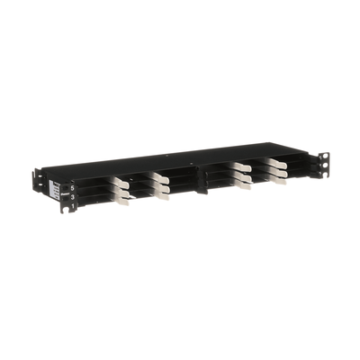PANDUIT FLEX1UPN04 - Panel de Distribución de Fibra Óptica / 1 UR / 19" / 144 Fibras / 18 Cassettes HD Flex / 4 Espacios / 1.72" (43.7 | SIERRA STORE