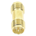 Adaptador Coaxial RF / SMA Hembra Inverso a SMA Hembra Inverso / Montaje en Línea / Cuerpo Bronce con Oro / Aislante Teflón | SIERRA STORE