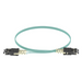 PANDUIT FX23RSNSNSNM002 - Jumper de Fibra Óptica / Multimodo OM3 50/125 / SC-SC Duplex / OFNR Riser / 2 m (6.56 ft) / Aqua | SIERRA STORE