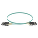 PANDUIT FX23RSNSNSNM002 - Jumper de Fibra Óptica / Multimodo OM3 50/125 / SC-SC Duplex / OFNR Riser / 2 m (6.56 ft) / Aqua | SIERRA STORE