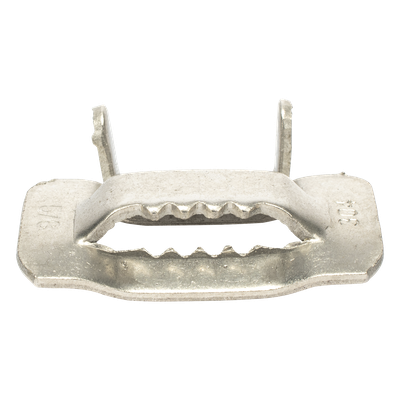 LINKEDPRO BY EPCOM LP-SSBT-58 - Hebilla de Acero Inoxidable / Tipo T / 5/8" / 100 Piezas / Compatible ADSS y Mini-ADSS | SIERRA STORE