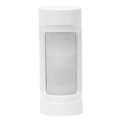 Detector de Movimiento PIR Dual Inalámbrico / Exterior / Detección 12 m (39.4 ft) / Ángulo 90° / IP55 / Batería Litio 4 Años | SIERRA STORE