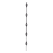 EPCOM INDUSTRIAL SYS-POST-2-R2 - Poste de Paso para Cerca Electrificada / Aluminio PTR 1 m (3.28 ft) / Perfil Cuadrado 1" / 5 | SIERRA STORE